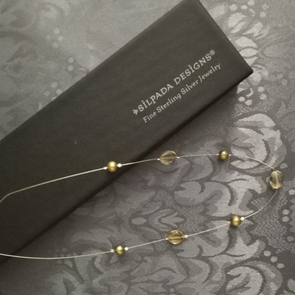 Silpada Designs Jewelry - Silpada Designs fine sterling silver beaded necklace